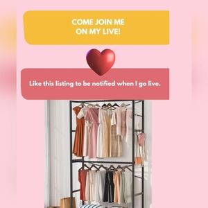 Come join me on my first live!